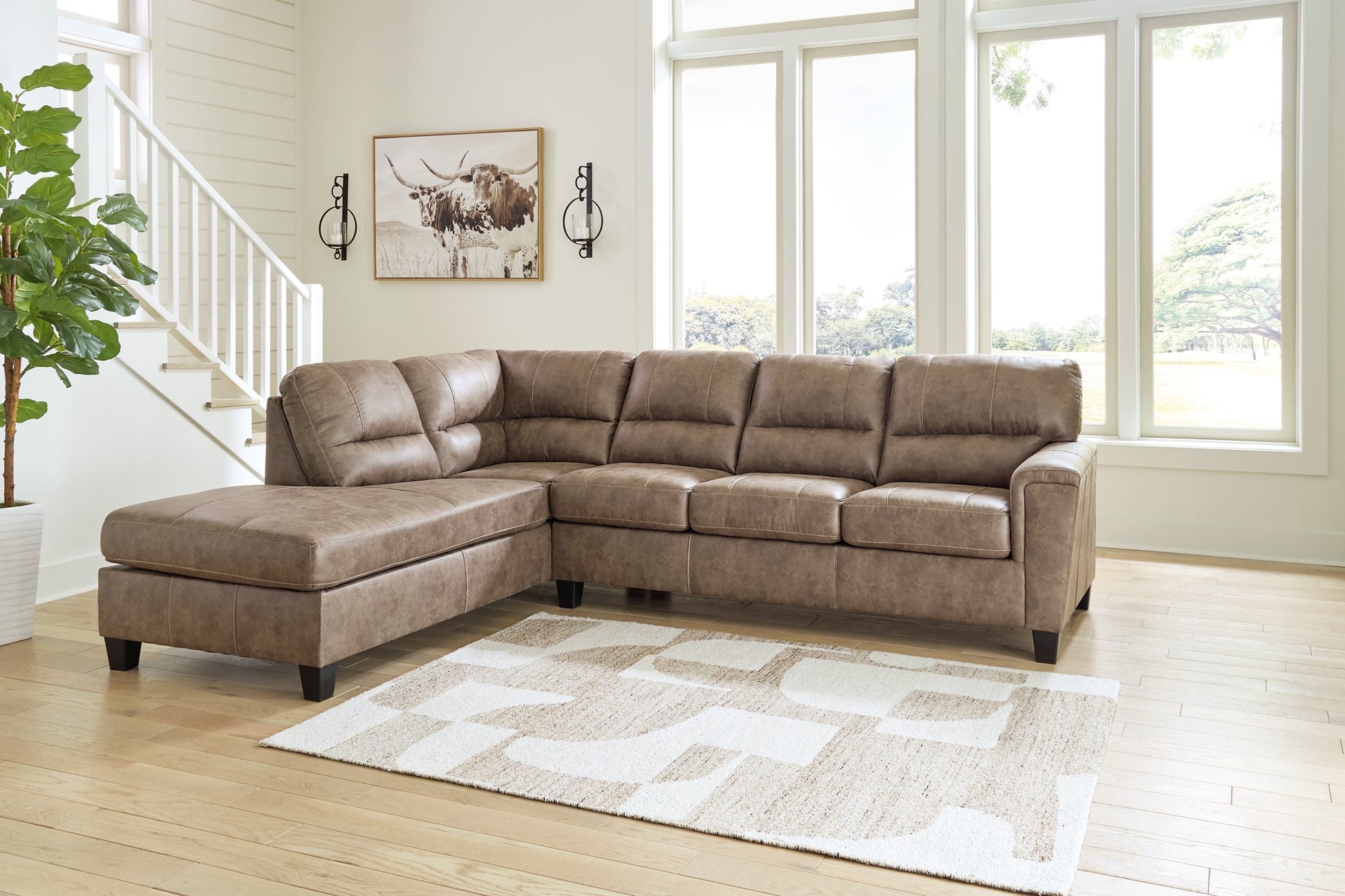 Navi 2-Piece Sectional Sofa Chaise Signature Design by Ashley®