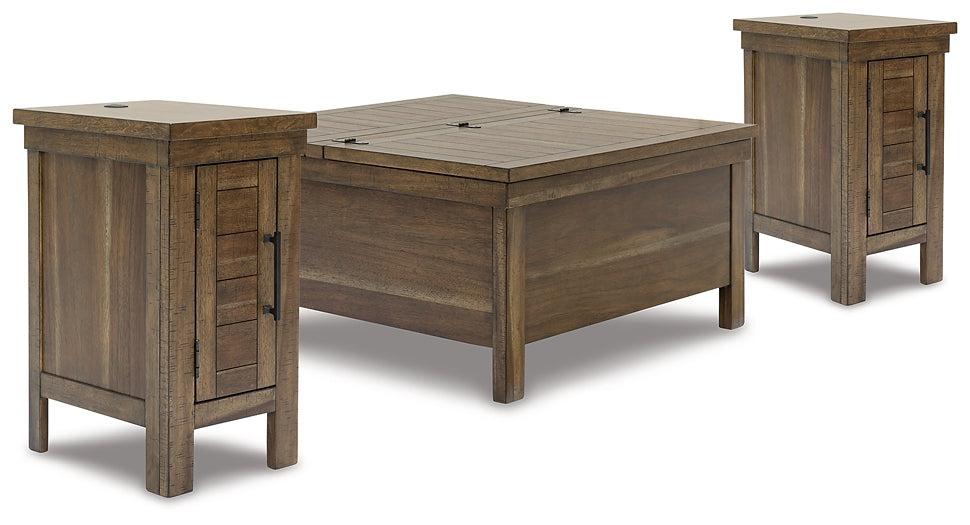 Moriville Coffee Table with 2 End Tables Signature Design by Ashley®