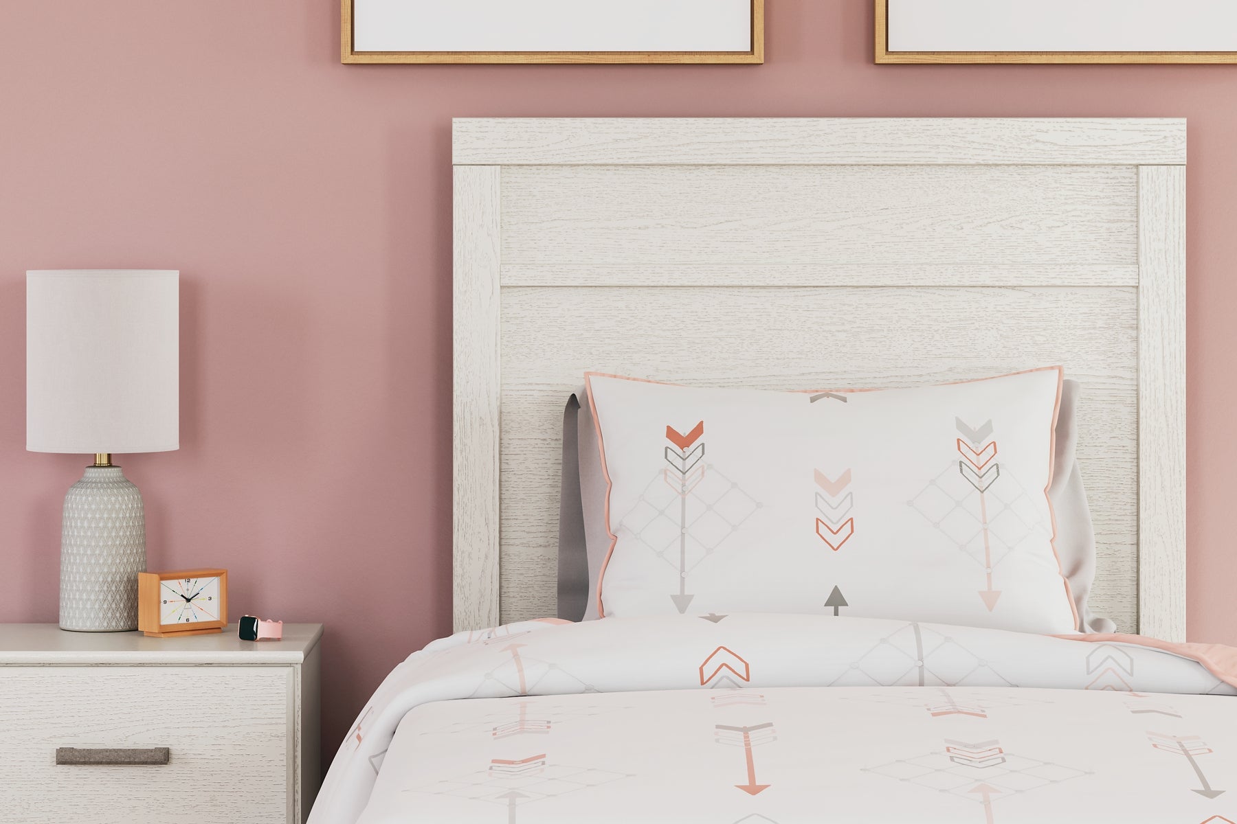 Stelsie Twin Panel Bed with Mirrored Dresser, Chest and 2 Nightstands Signature Design by Ashley®