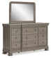 Lexorne California King Sleigh Bed with Mirrored Dresser, Chest and 2 Nightstands Signature Design by Ashley®