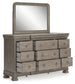 Lexorne California King Sleigh Bed with Mirrored Dresser, Chest and 2 Nightstands Signature Design by Ashley®