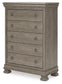 Lexorne California King Sleigh Bed with Mirrored Dresser, Chest and 2 Nightstands Signature Design by Ashley®