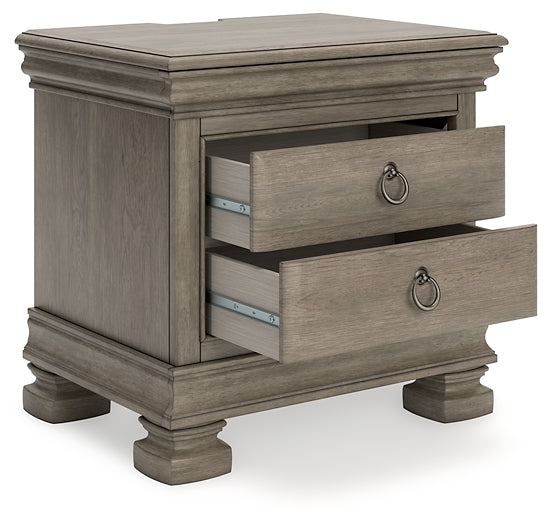 Lexorne California King Sleigh Bed with Mirrored Dresser, Chest and 2 Nightstands Signature Design by Ashley®