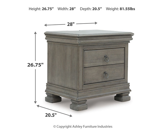 Lexorne California King Sleigh Bed with Mirrored Dresser, Chest and 2 Nightstands Signature Design by Ashley®