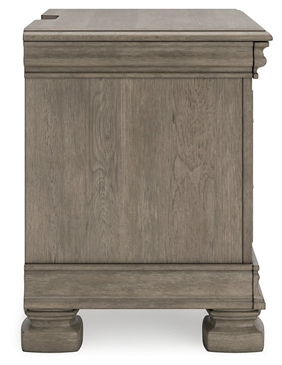 Lexorne California King Sleigh Bed with Mirrored Dresser, Chest and 2 Nightstands Signature Design by Ashley®