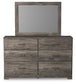 Ralinksi Twin Panel Bed with Mirrored Dresser, Chest and 2 Nightstands Signature Design by Ashley®