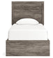 Ralinksi Twin Panel Bed with Mirrored Dresser, Chest and 2 Nightstands Signature Design by Ashley®