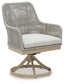 Seton Creek Swivel Chair w/Cushion (2/CN) Signature Design by Ashley®