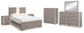 Surancha Full Panel Bed with Mirrored Dresser, Chest and 2 Nightstands Signature Design by Ashley®