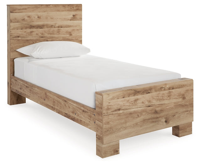 Hyanna Twin Panel Bed with Mirrored Dresser Signature Design by Ashley®