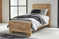 Hyanna Twin Panel Bed with Mirrored Dresser Signature Design by Ashley®