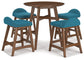 Lyncott Counter Height Dining Table and 4 Barstools Signature Design by Ashley®