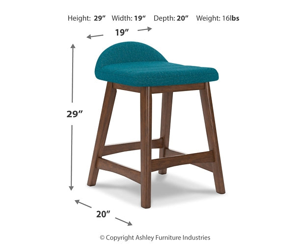 Lyncott Counter Height Dining Table and 4 Barstools Signature Design by Ashley®