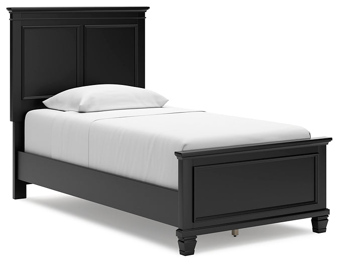 Lanolee Twin Panel Bed with Mirrored Dresser, Chest and 2 Nightstands Signature Design by Ashley®