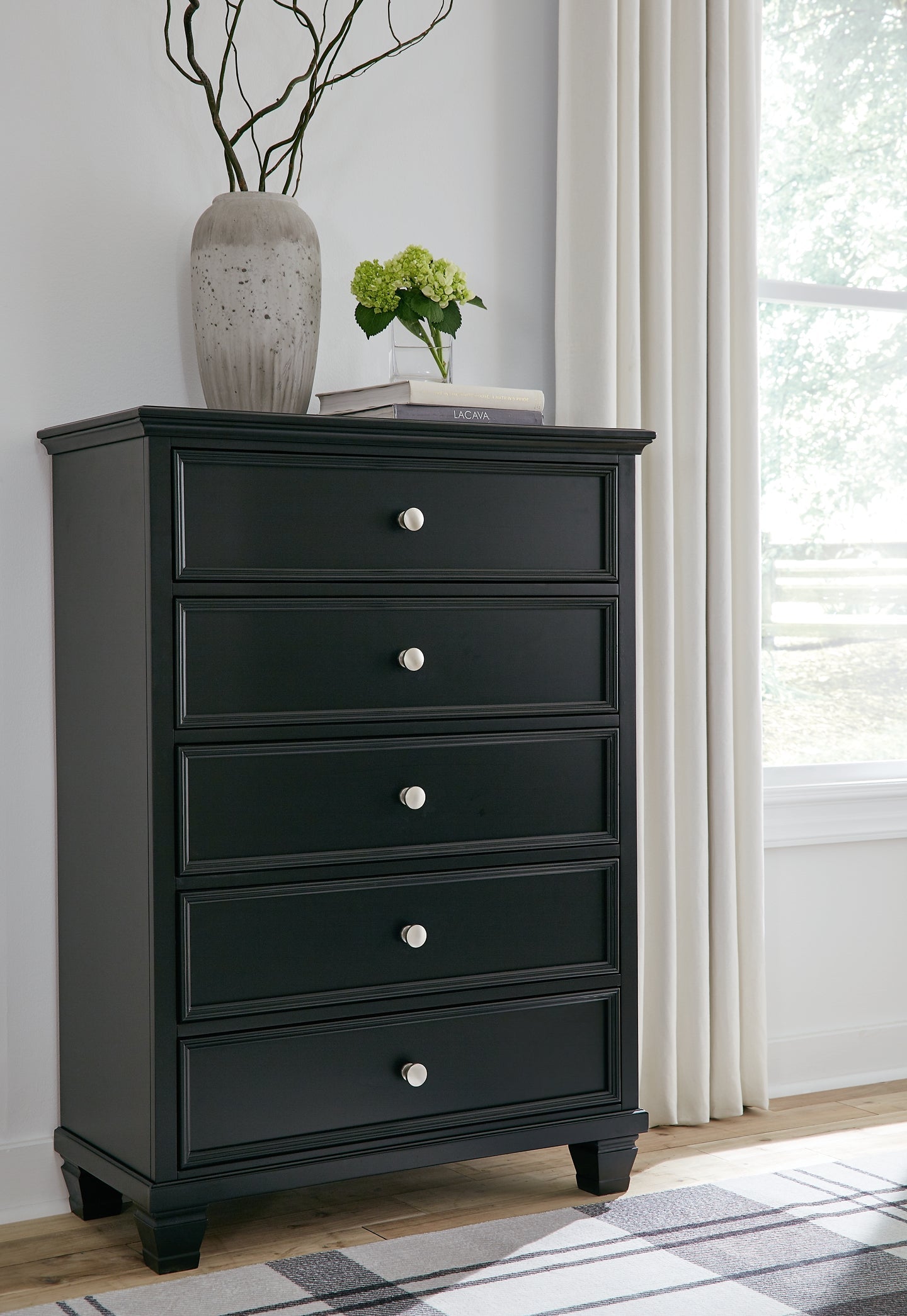 Lanolee Twin Panel Bed with Mirrored Dresser, Chest and 2 Nightstands Signature Design by Ashley®