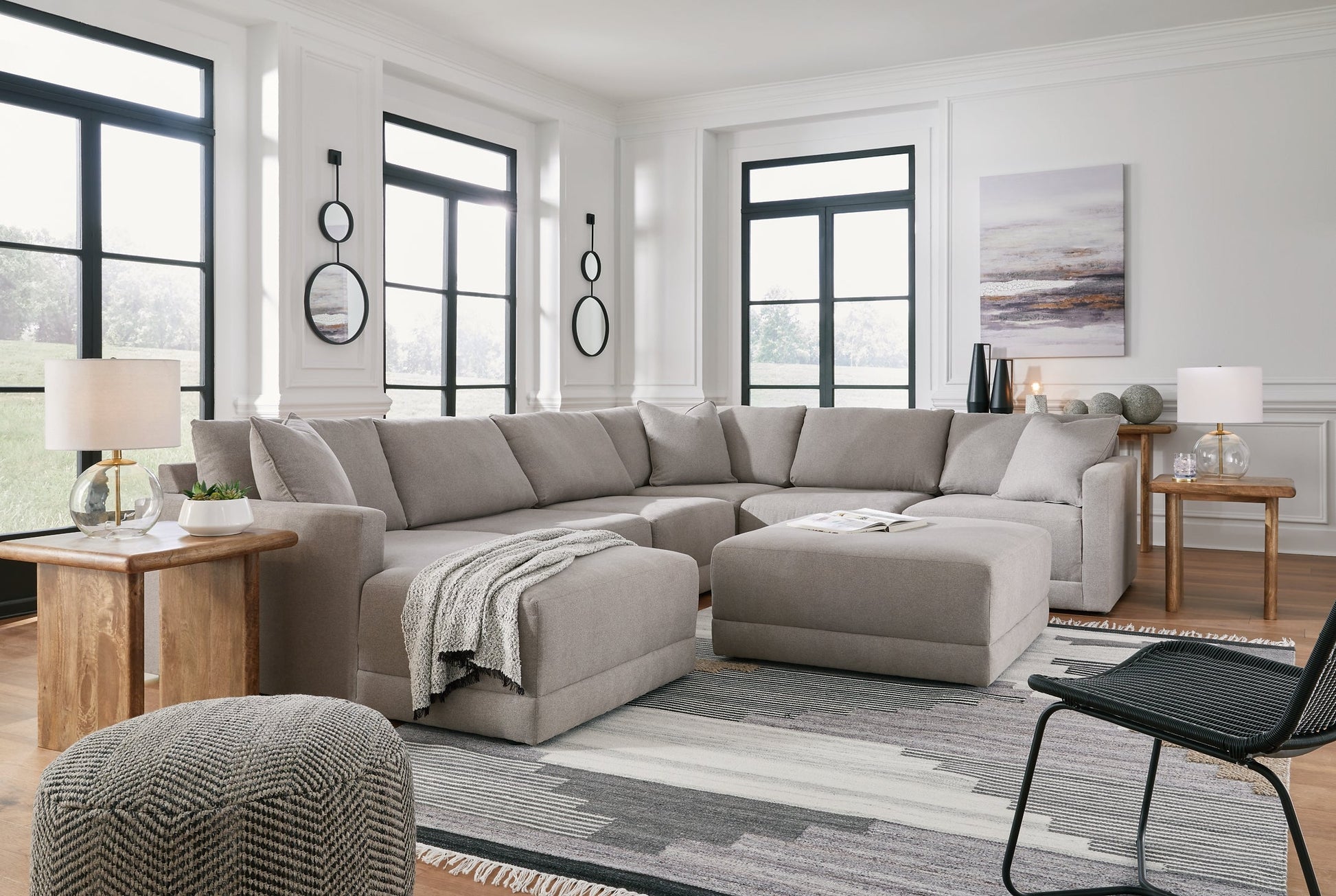 Katany 6-Piece Sectional with Ottoman Benchcraft®
