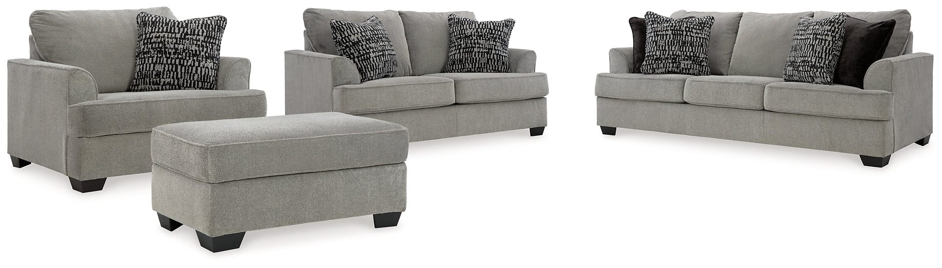 Deakin Sofa, Loveseat, Chair and Ottoman Signature Design by Ashley®