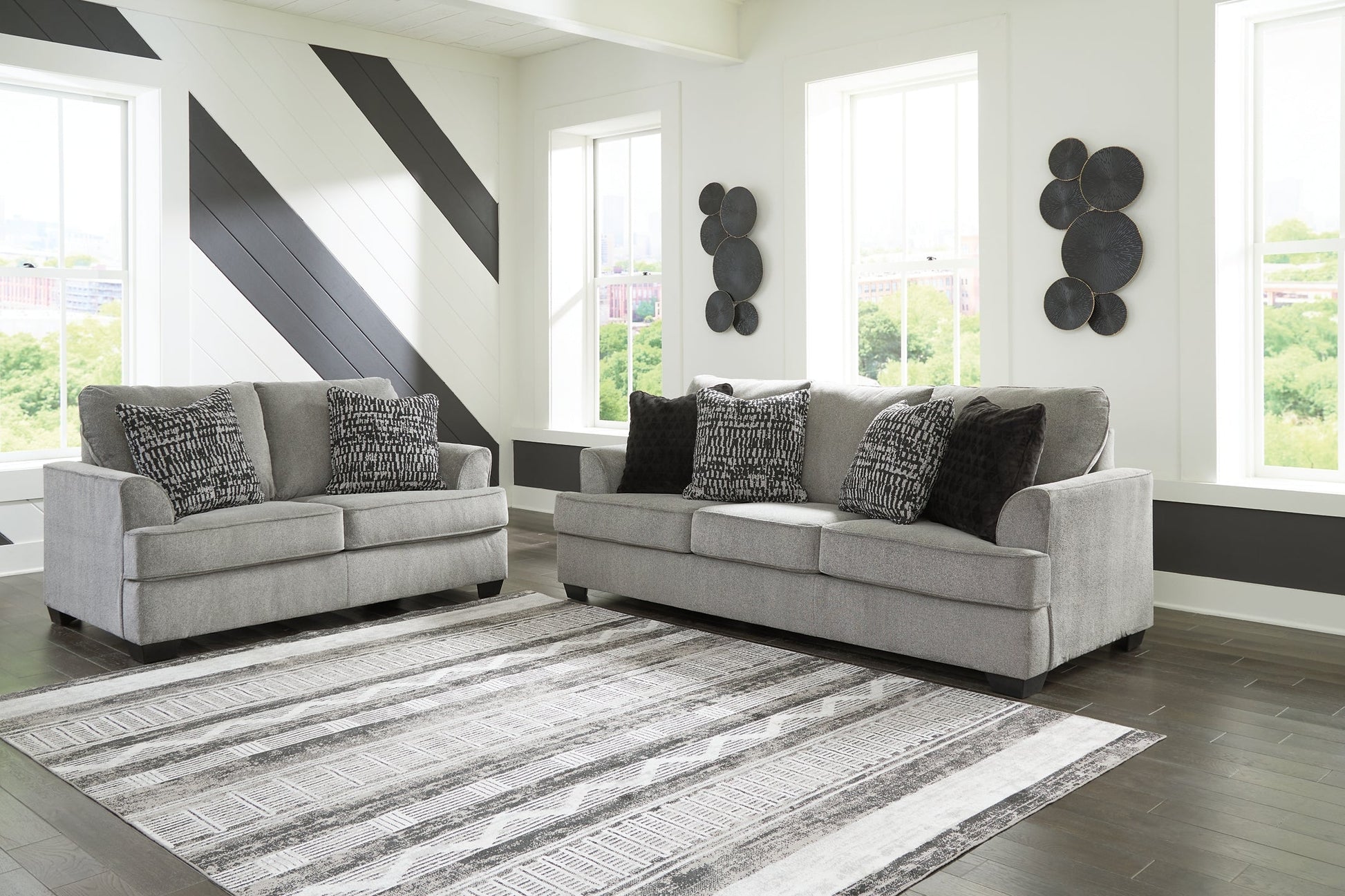 Deakin Sofa, Loveseat, Chair and Ottoman Signature Design by Ashley®