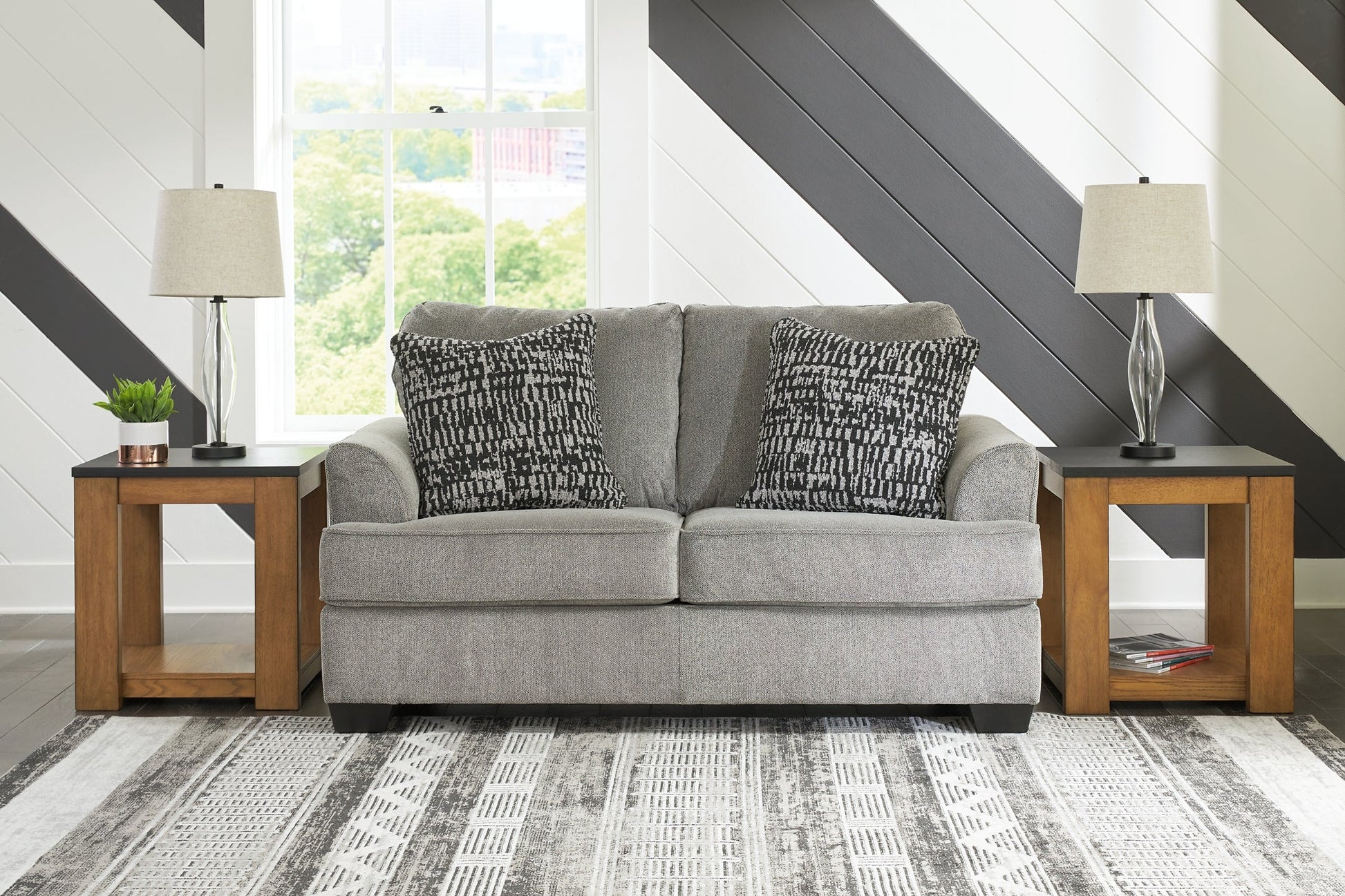 Deakin Sofa, Loveseat, Chair and Ottoman Signature Design by Ashley®