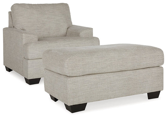 Vayda Chair and Ottoman Signature Design by Ashley®