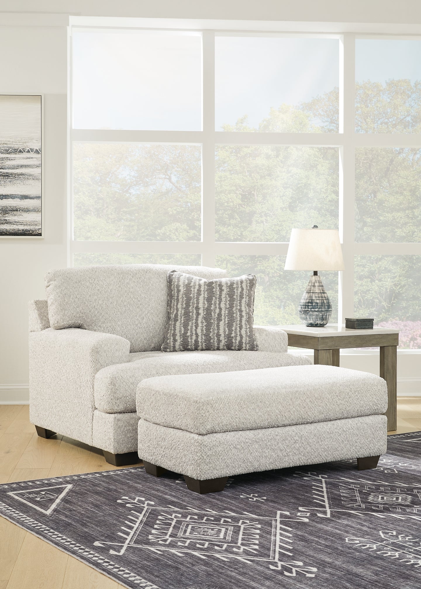Brebryan Chair and Ottoman Signature Design by Ashley®