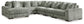 Lindyn 6-Piece Sectional with Ottoman Signature Design by Ashley®