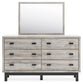 Vessalli King Panel Headboard with Mirrored Dresser and 2 Nightstands Signature Design by Ashley®