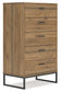 Deanlow Five Drawer Chest Signature Design by Ashley®