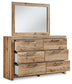 Hyanna Full Panel Headboard with Mirrored Dresser and Nightstand Signature Design by Ashley®