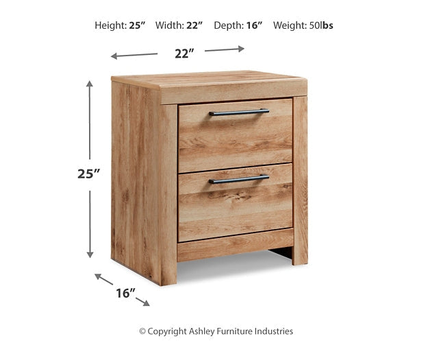 Hyanna Full Panel Headboard with Mirrored Dresser and Nightstand Signature Design by Ashley®