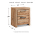 Hyanna Full Panel Headboard with Mirrored Dresser and Nightstand Signature Design by Ashley®