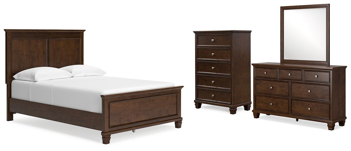 Danabrin Full Panel Bed with Mirrored Dresser and Chest Signature Design by Ashley®