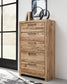 Hyanna Twin Panel Headboard with Mirrored Dresser, Chest and Nightstand Signature Design by Ashley®