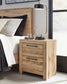 Hyanna Twin Panel Headboard with Mirrored Dresser, Chest and Nightstand Signature Design by Ashley®
