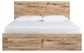 Hyanna Queen Panel Storage Bed with Mirrored Dresser and Nightstand Signature Design by Ashley®