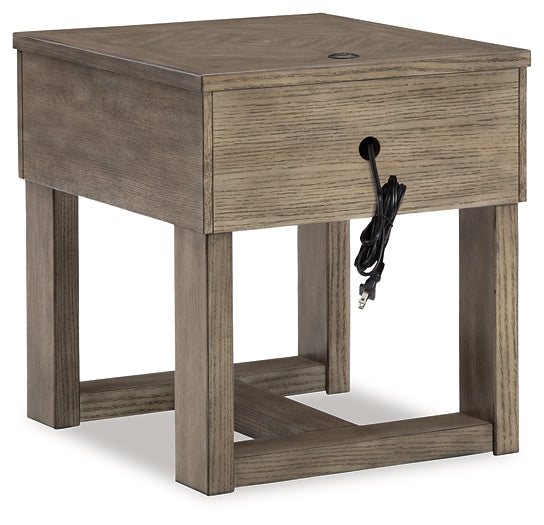 Loyaska Rectangular End Table Signature Design by Ashley®