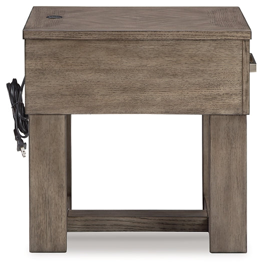 Loyaska Rectangular End Table Signature Design by Ashley®