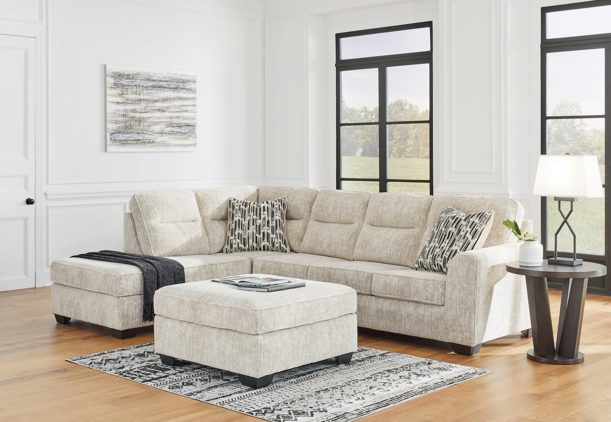 Lonoke 2-Piece Sectional with Ottoman Signature Design by Ashley®