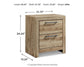 Hyanna Twin Panel Bed with Storage with Mirrored Dresser, Chest and Nightstand Signature Design by Ashley®