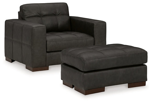 Luigi Chair and Ottoman Signature Design by Ashley®