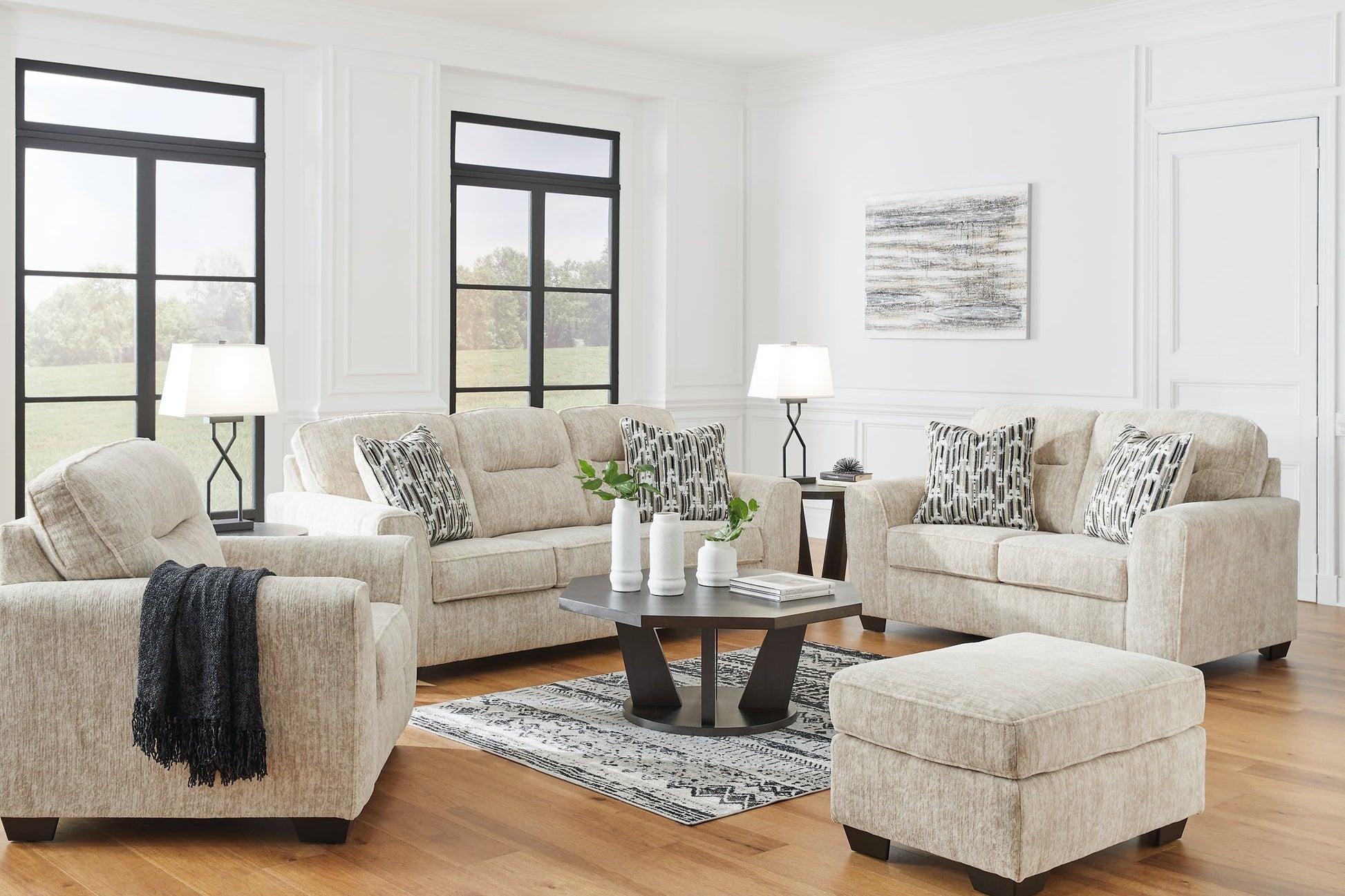 Lonoke Sofa, Loveseat, Chair and Ottoman Signature Design by Ashley®