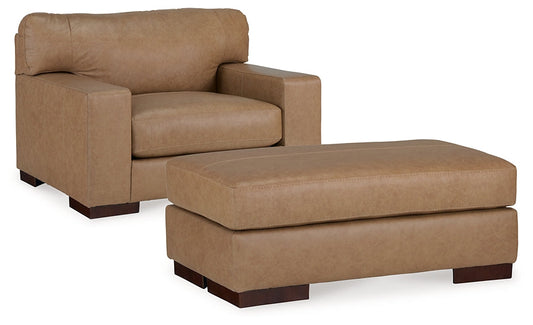 Lombardia Chair and Ottoman Signature Design by Ashley®