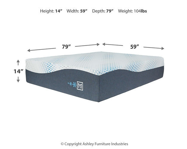 Millennium Cushion Firm Gel Memory Foam Hybrid  Mattress Sierra Sleep® by Ashley