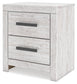 Cayboni Two Drawer Night Stand Signature Design by Ashley®
