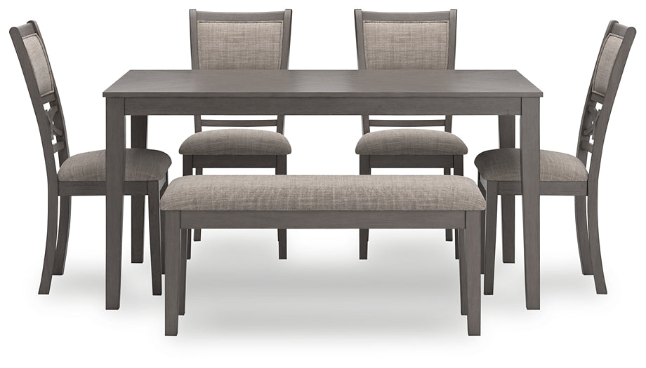 Wrenning Dining Room Table Set (6/CN) Signature Design by Ashley®