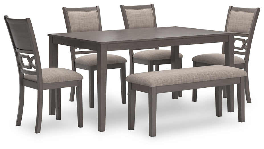 Wrenning Dining Room Table Set (6/CN) Signature Design by Ashley®