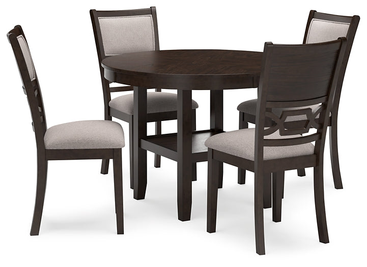 Langwest Dining Room Table Set (5/CN) Signature Design by Ashley®