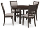 Langwest Dining Room Table Set (5/CN) Signature Design by Ashley®