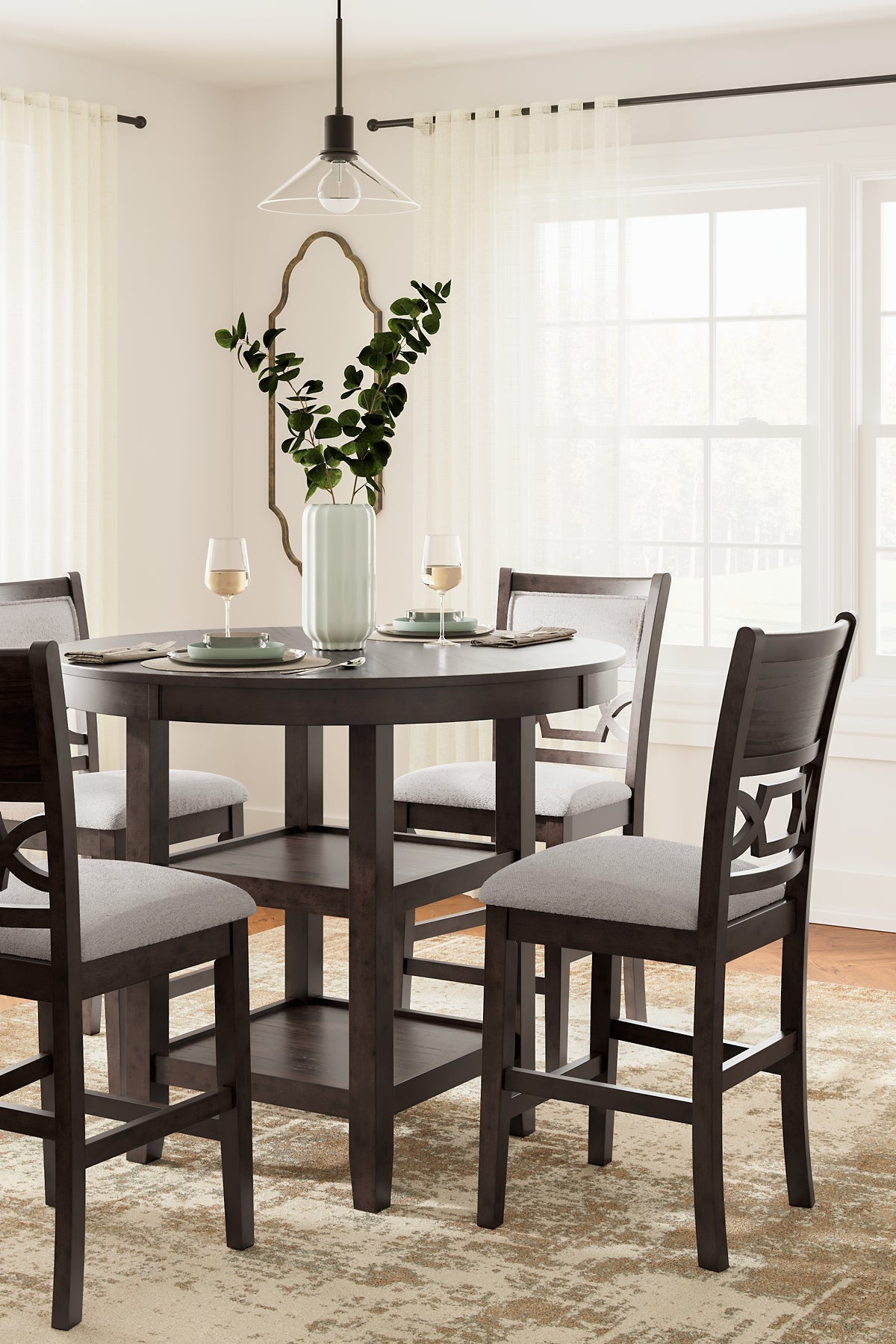 Langwest DRM Counter Table Set (5/CN) Signature Design by Ashley®