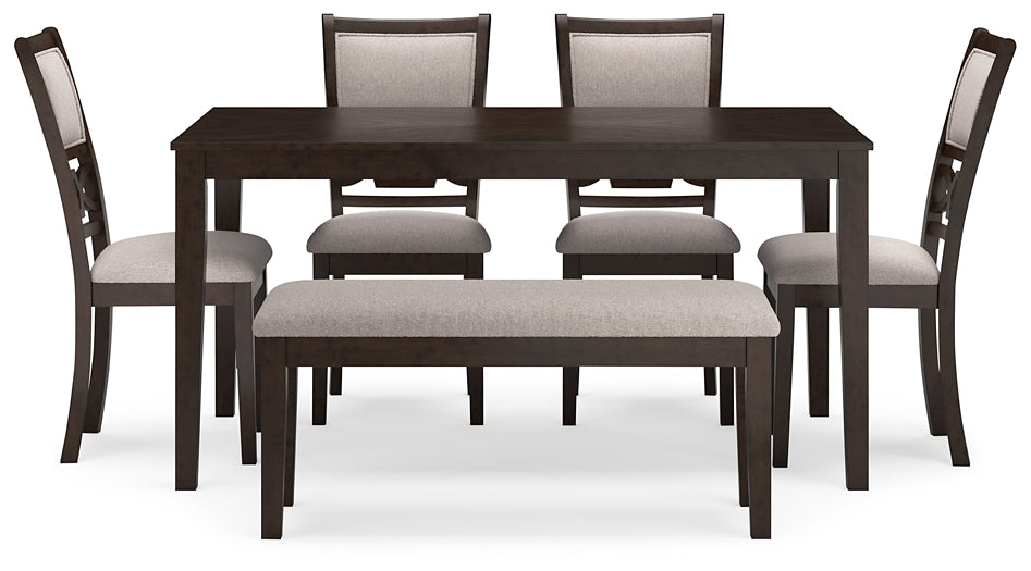 Langwest Dining Room Table Set (6/CN) Signature Design by Ashley®